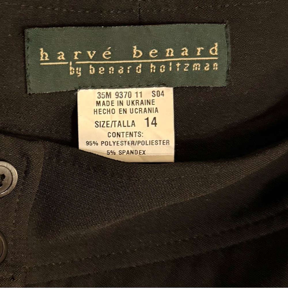 Harvé Benard Black Women's Stretch Trousers